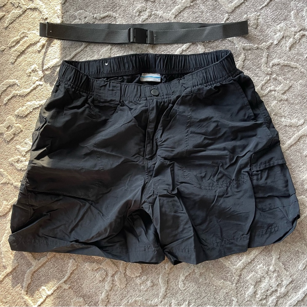 Columbia Black Cargo Shorts